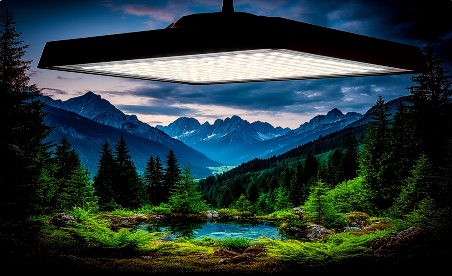 освещение хлорофила